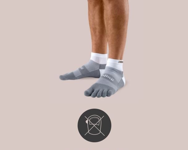 Injinji sock in gray