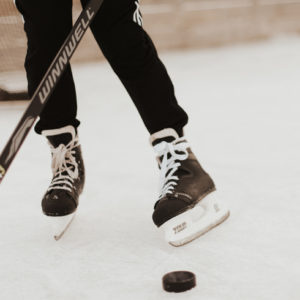 Ice Skating shoes with custom orthotics