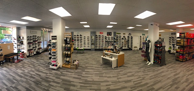 Inside Foot Dynamics store.